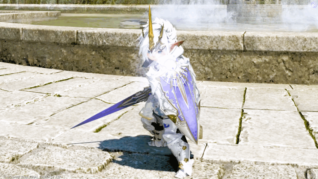 FF14 ファントムペンアンブレー・ソード.3＋ファントムペンアンブレー・カイトシールド.3 正面