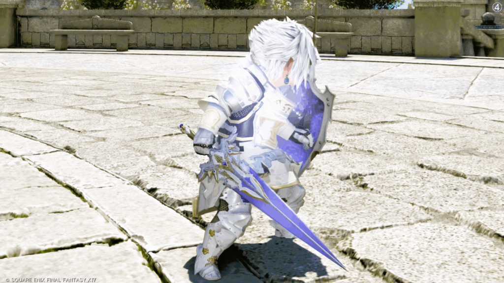 FF14 ファントムペンアンブレー・ソード.4＋ファントムペンアンブレー・カイトシールド.4 側面